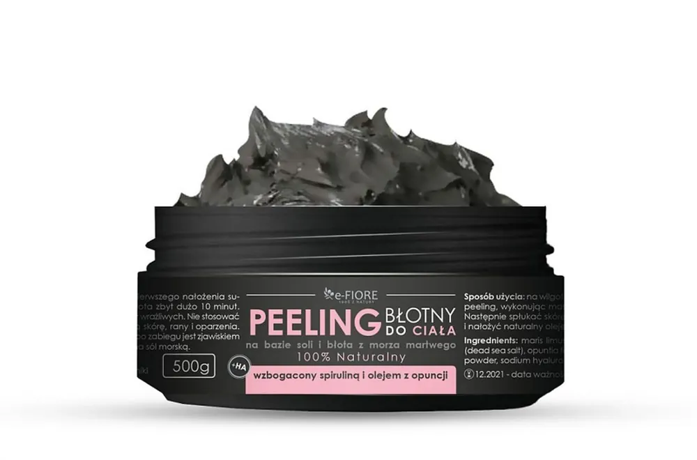 e-FIORE Schlamm-Peeling mit Spirulina, HA und Kaktusfeige 400 g Angebot