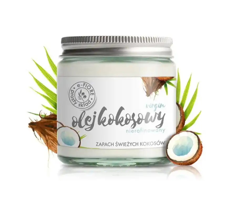 e-FIORE unraffiniertes natives Kokosnussöl 120 ml Neu
