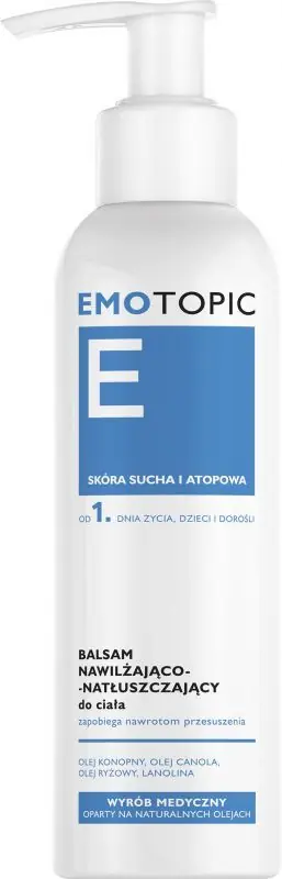 EMOTOPIC feuchtigkeitsspendende und fettende Lotion 190 ml Neu
