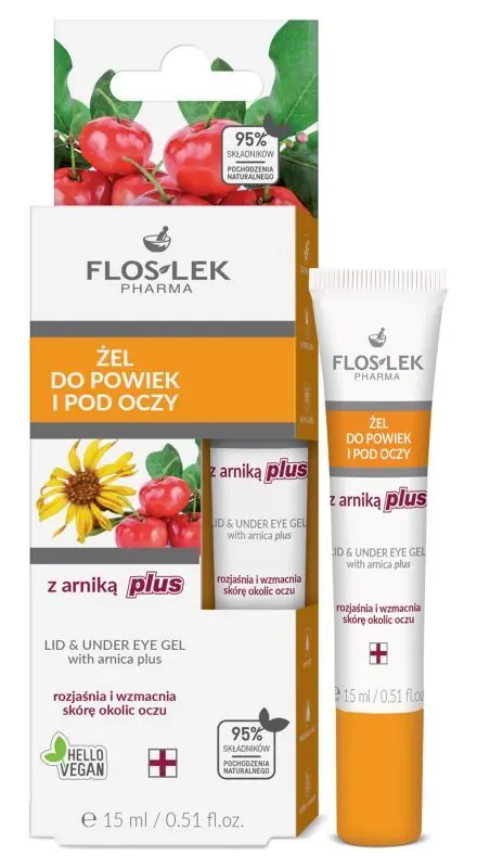 Mega-Angebot FLOS-LEK Augen- und Augenlidgel mit Arnika PLUS 15 ml