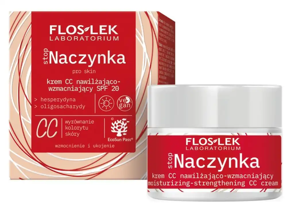 Kracherpreis FLOS-LEK STOP Capillaries CC Feuchtigkeits- und Stärkungscreme SPF 20 50 ml