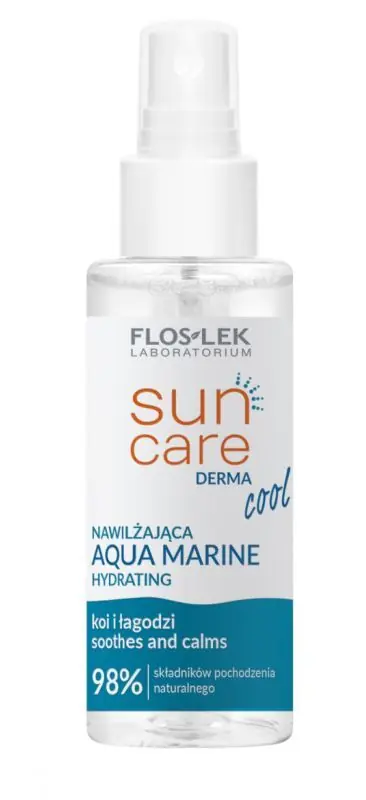 FLOS-LEK SUN CARE Derma COOL Feuchtigkeits-Spray AQUA MARINE 95 ml Letzte Chance