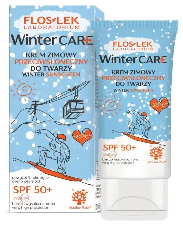 Zertifiziert FLOS-LEK WINTER CARE Winter-Sonnenschutzcreme SPF 50+ 30 ml
