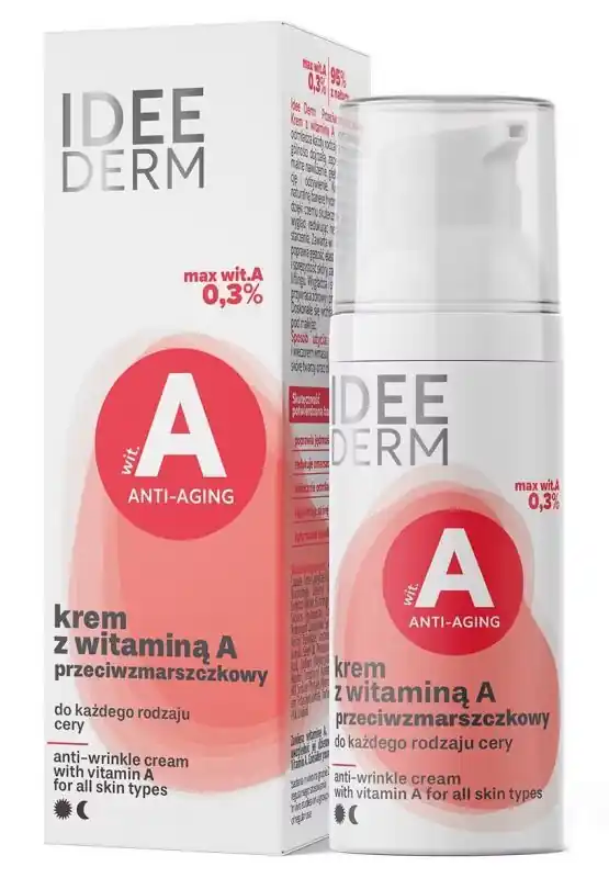 Markenprodukt Idee Derm Anti-Falten-Creme mit Vitamin A 50 ml