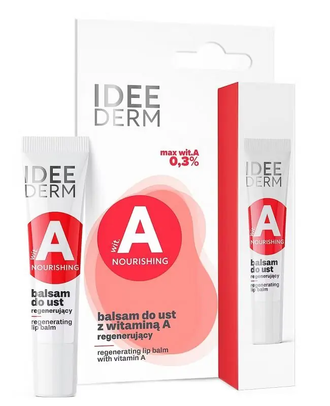 Idee Derm Regenerierender Lippenbalsam mit Vitamin A 12 ml Schneller Versand