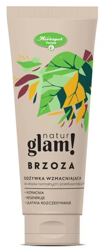 HERBAPOL POZNAŃ Natur Glam! Kräftigende Pflegespülung für das Haar Birke 250 ml Begrenztes Angebot