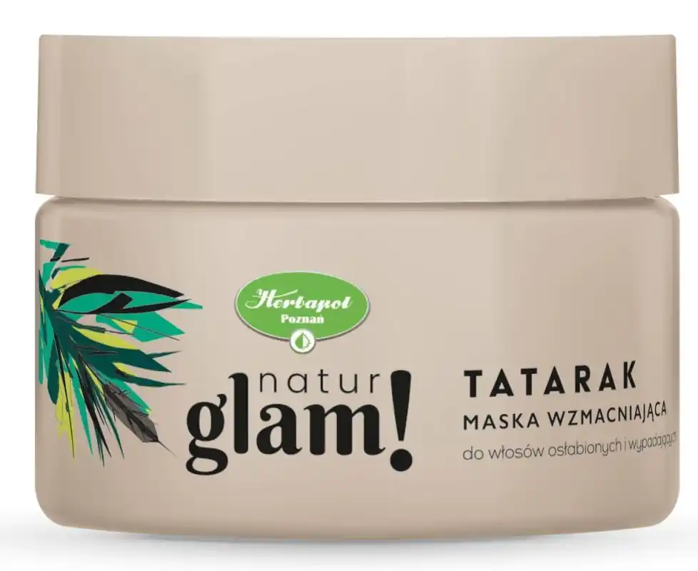 HERBAPOL POZNAŃ Natur Glam! Stärkende Haarmaske Tatarak 300 ml Abverkauf