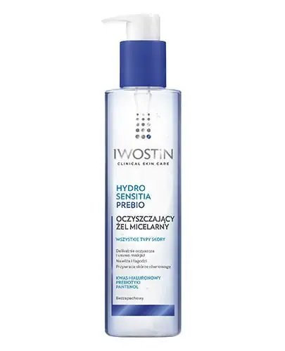 Nur Für Kurze Zeit IWOSTIN HYDRO SENSITIA PREBIO Oczyszczający żel micelarny 200ml