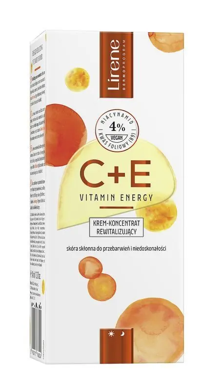 Knallerangebot LIRENE C+E VITAMIN ENERGY Revitalisierungscreme-Konzentrat 40 ml