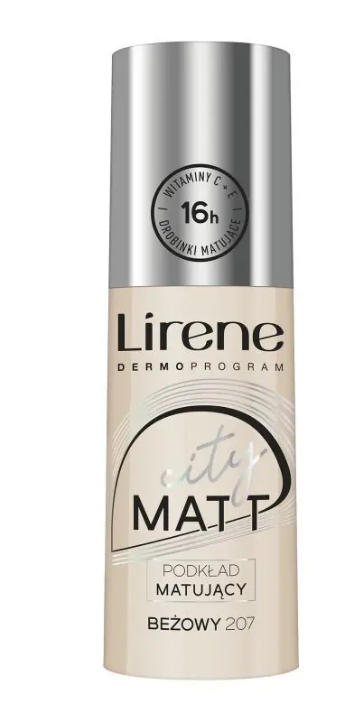 Günstig LIRENE CITY MATT Mattierendes und glättendes Fluid - 207 Beige 30 ml