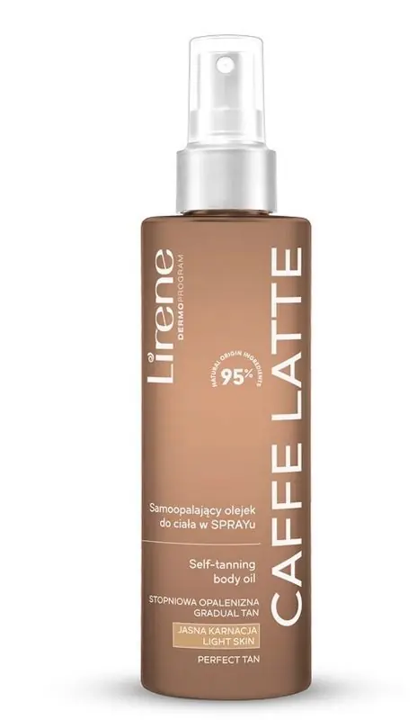 LIRENE PERFECT TAN Selbstbräunendes Körperöl SPRAY CAFFE LATTE 190 ml Markenware