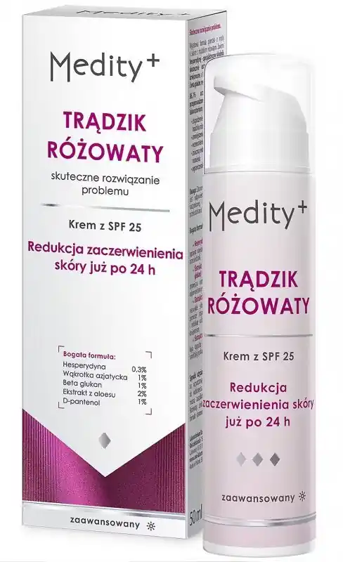 MEDITY+ Akne-Rosazea-Tagescreme SPF 25 50 ml Kracherpreis