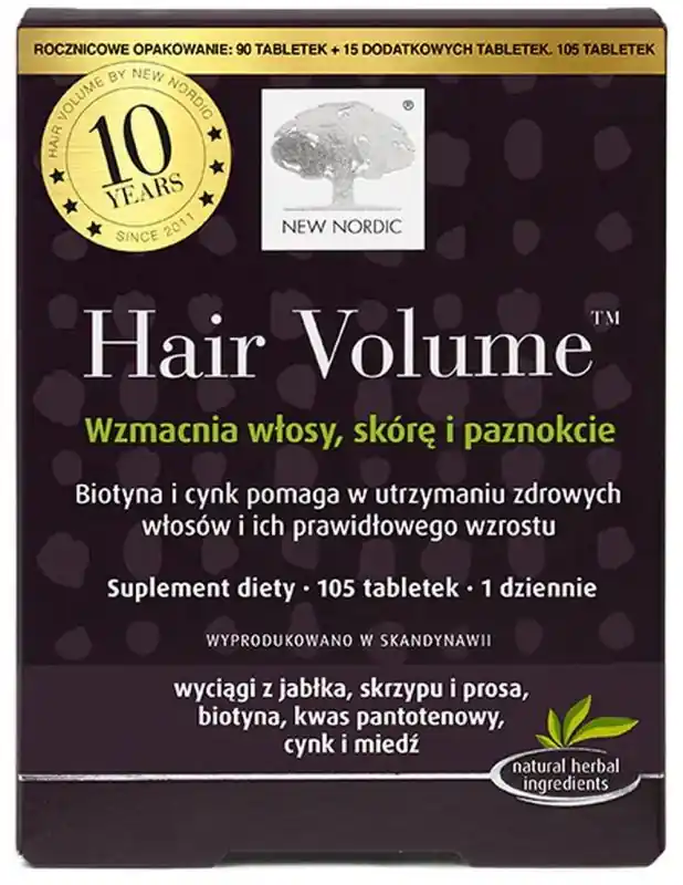 NEW NORDIC Hair Volume 90 + 15 (105) Tabletten Sonderaktion