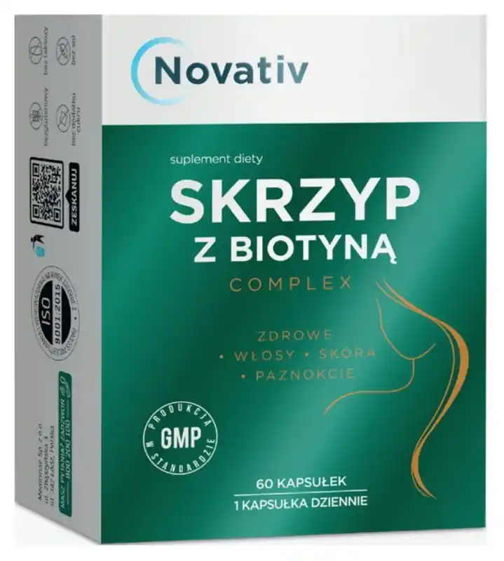 Novativ Schachtelhalm mit Biotin-Komplex, 60 Kapseln Nur Für Kurze Zeit