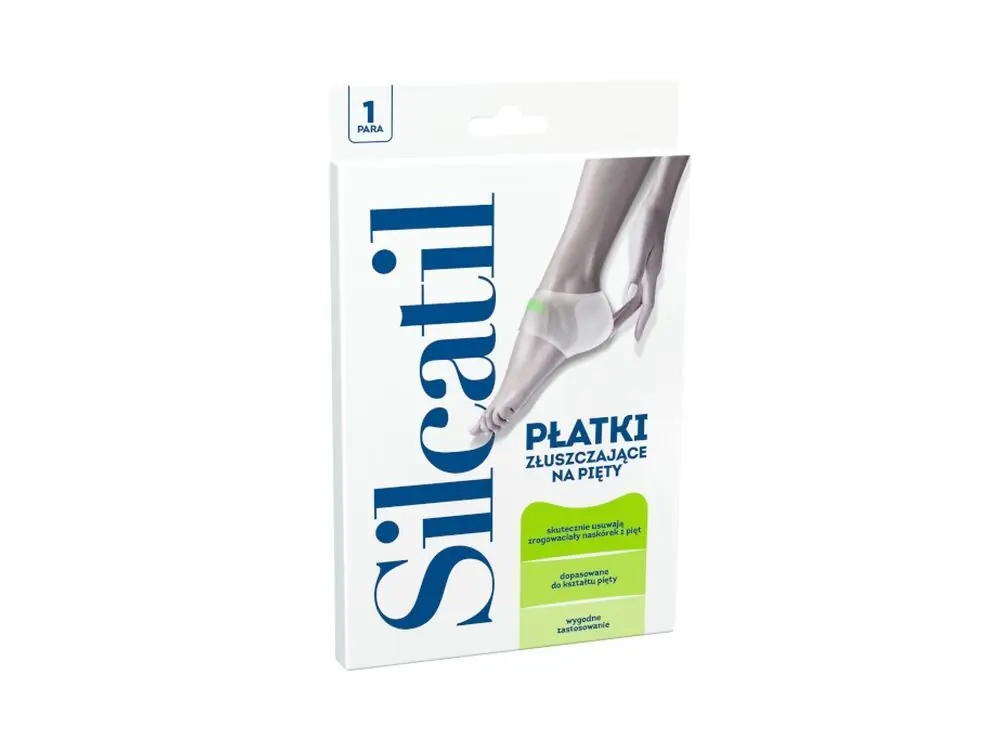 Echt SILCATIL Fersen-Peeling-Pads 1 Stück
