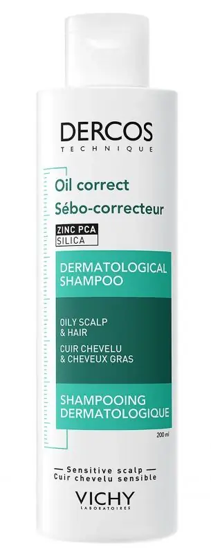 VICHY DERCOS Oil Correct Normalisierendes Shampoo für fettiges Haar 200 ml Saisonangebot