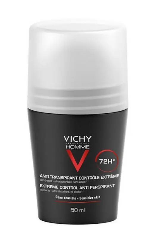 Must-Have VICHY HOMME Antitranspirant Roll-on 72h Schutz 50 ml