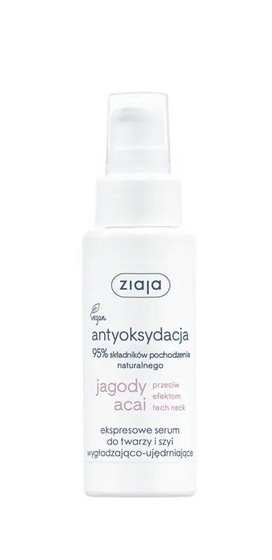 Expressversand ZIAJA Acai-Beeren Express Serum zur Glättung und Straffung von Gesicht und Hals 50 ml