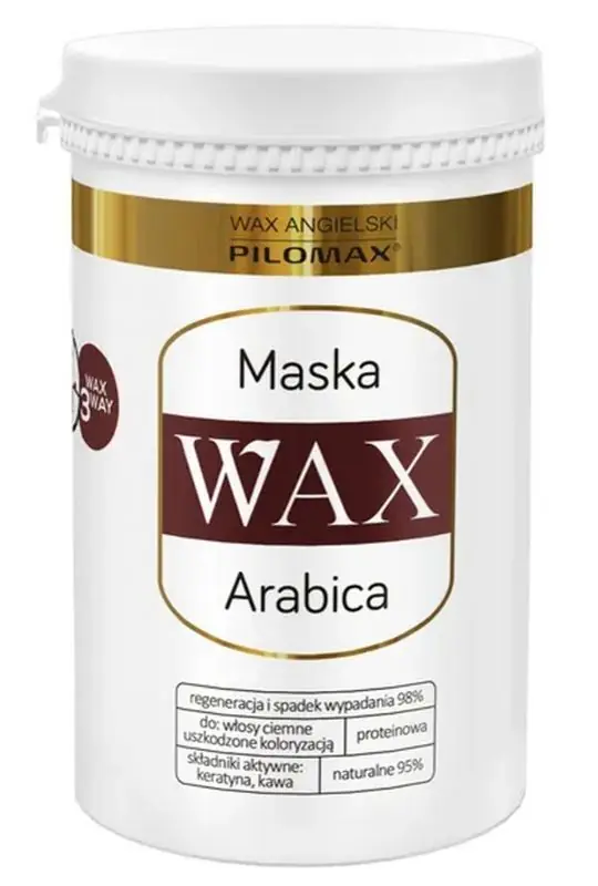 Schneller Versand WAX PILOMAX ColourCare Arabica Regenerationsmaske für dunkel gefärbtes Haar 480 ml