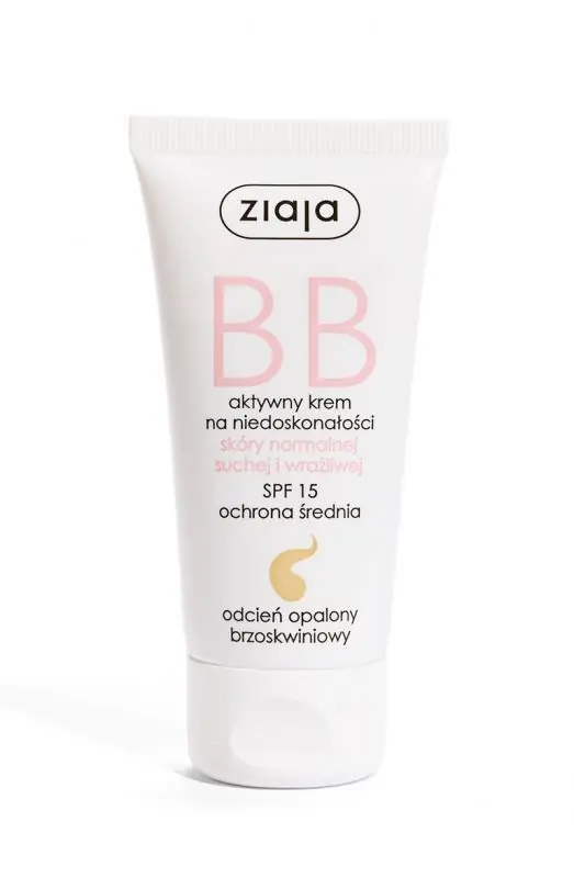 Aktuell ZIAJA BB active cream für normale, trockene und empfindliche Haut Unvollkommenheiten bräunlicher Farbton 50 ml