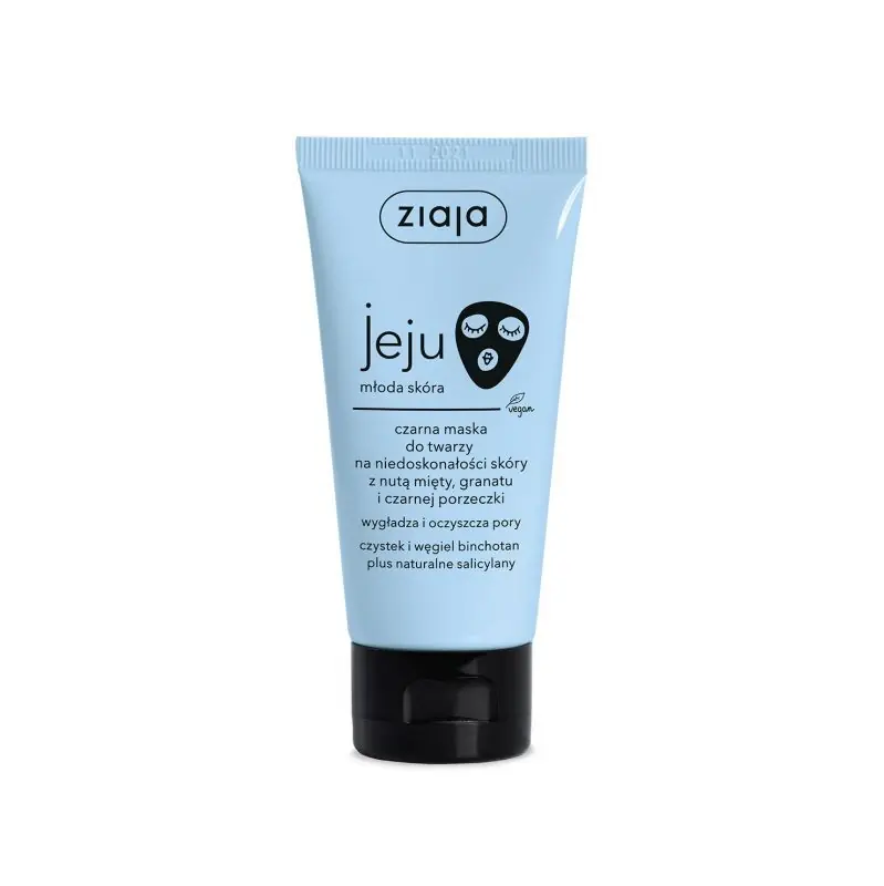Abverkauf ZIAJA JEJU JUNGE HAUT Schwarze Gesichtsmaske 50 ml