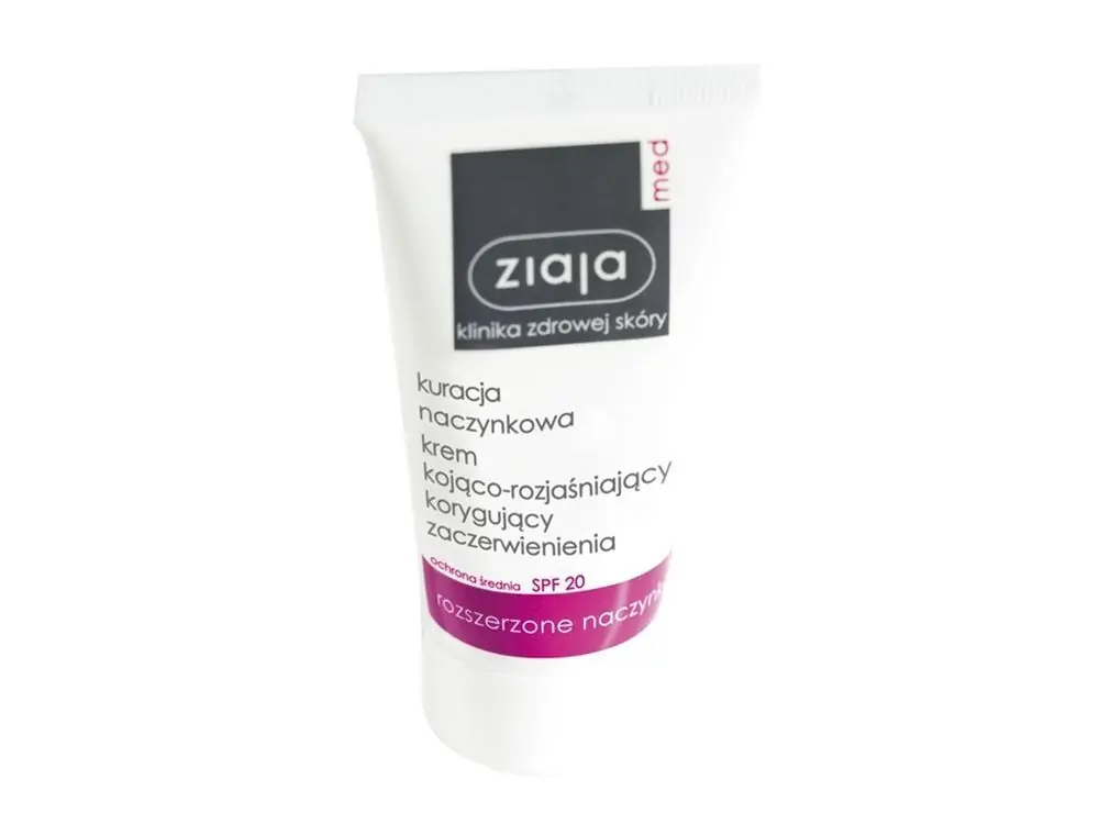 Schneller Versand ZIAJA MED Capillary Treatment, Rötungen korrigierende, beruhigende und aufhellende Creme 50 ml