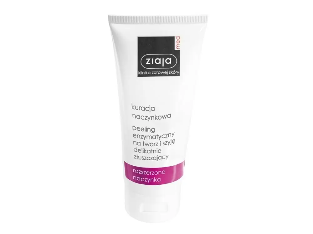 Meistverkauft ZIAJA MED Capillary Treatment, Sanftes enzymatisches Peeling für Gesicht und Hals 75 ml