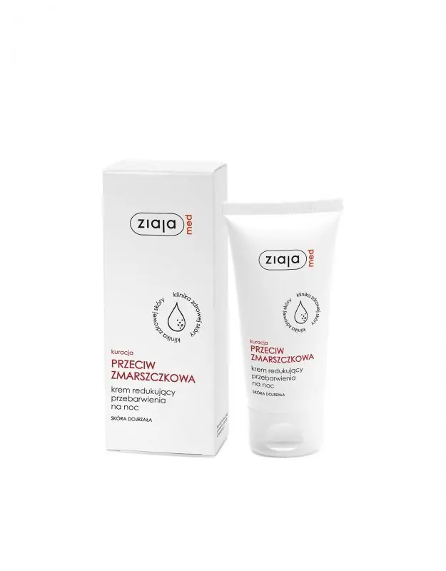 Aktuell ZIAJA MED ANTI-FALTEN Reduzierende Hyperpigmentierung Nachtcreme 50 ml