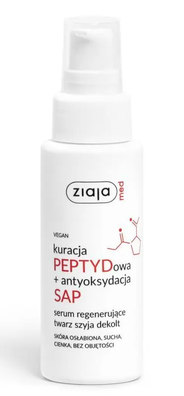 ZIAJA MED KURACJA PEPTYDOWA Regenerationsserum für Gesicht, Hals und Dekolleté 50 ml Abverkauf