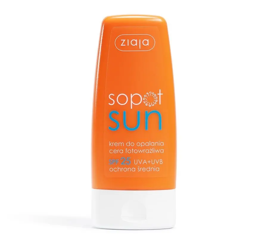 Neue Ware ZIAJA SOPOT SUN Sonnencreme für lichtempfindliche Haut SPF 25 60 ml