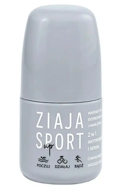 Sonderangebot ZIAJA SPORT UP 2w1 Serum und Antitranspirant Roll-on 60 ml
