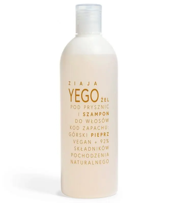 Must-Have ZIAJA YEGO Bergpfeffer Duschgel und Shampoo 400 ml