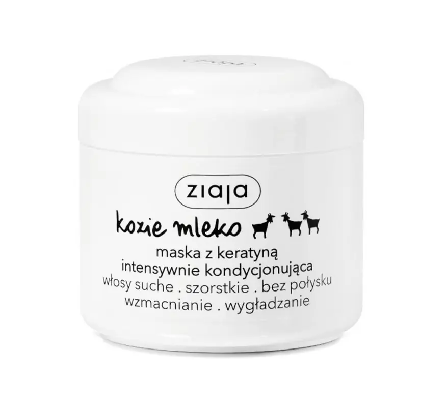 Geprüft ZIAJA Ziegenmilch intensiv pflegende Haarmaske mit Keratin 200 ml