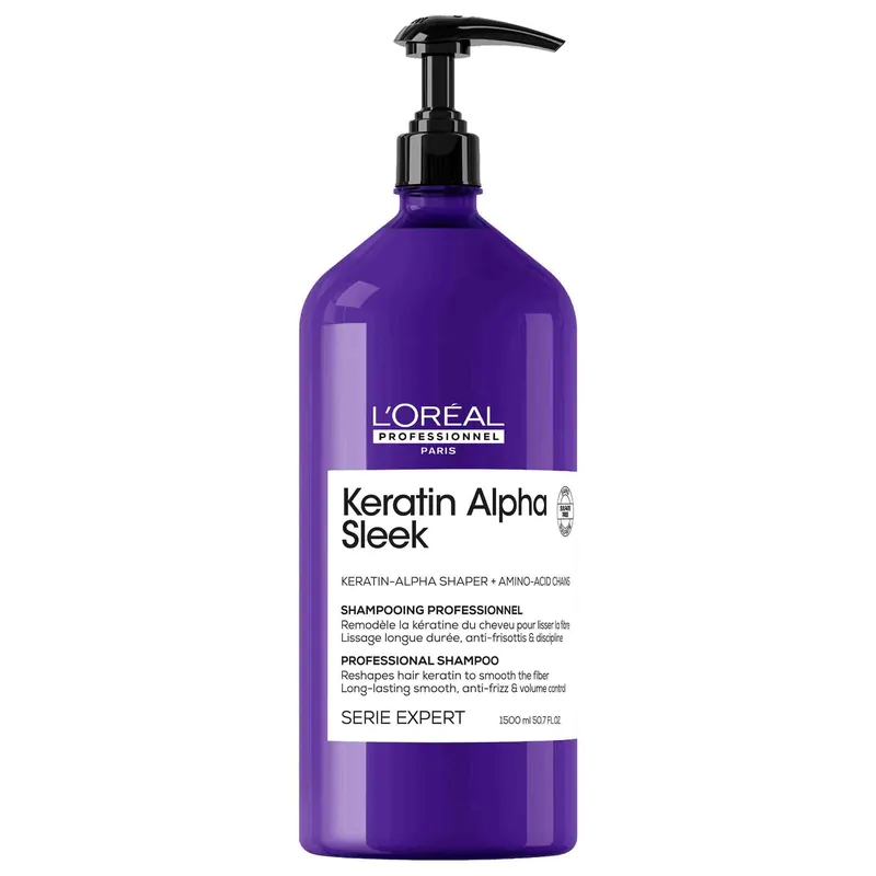 L'Oréal Keratin Alpha Sleek Shampoo 1500ml Preisreduziert
