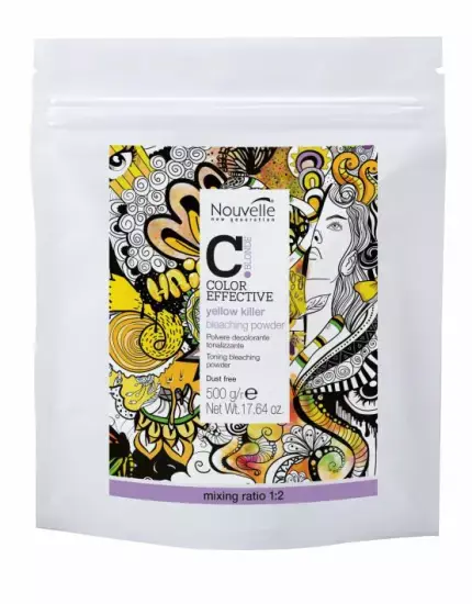 Top-Preis Nouvelle Color Effective Blonde Bleaching Powder Yellow Killer 500 g