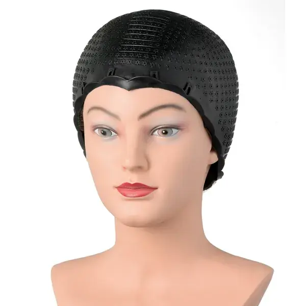 Preiswert Comair Latex Strähnenhaube schwarz