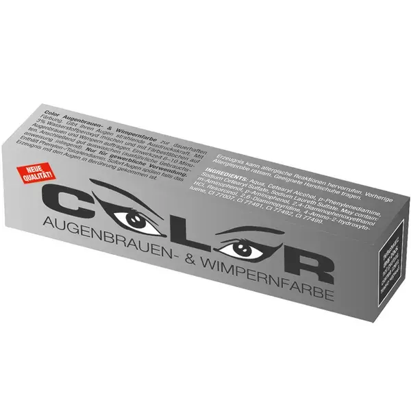 COLOR Augenbrauen- und Wimpernfarbe tiefschwarz 15 ml Preisknaller