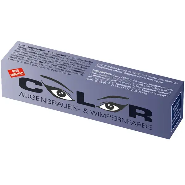 Mega-Angebot COLOR Augenbrauen- und Wimpernfarbe blauschwarz 15 ml