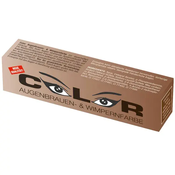 COLOR Augenbrauen- und Wimpernfarbe naturbraun 15 ml Bestpreis