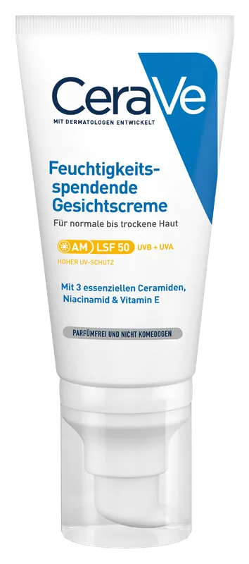 Kracherpreis CeraVe Feuchtigkeitsspendende Gesichtscreme mit LSF 50