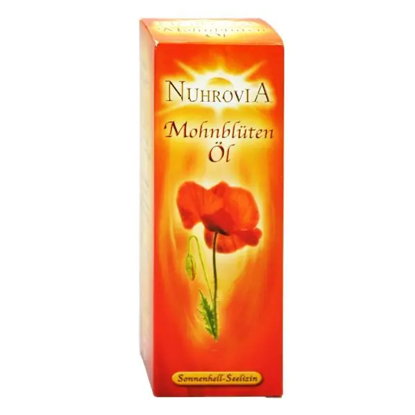 Preis Gesenkt Nuhrovia Mohnblüten Massageöl