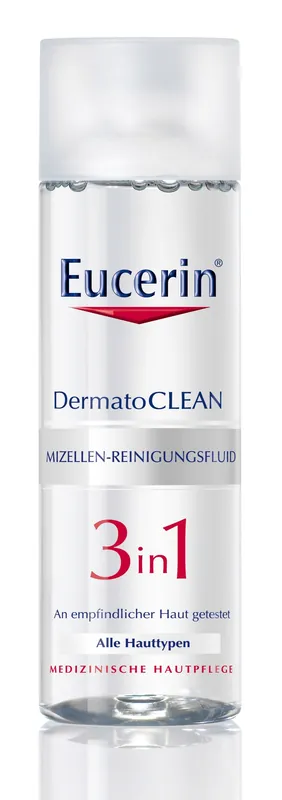 Solange Der Vorrat Reicht Eucerin DermatoCLEAN 3 in 1 Reinigungsfluid