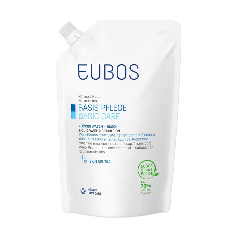Eubos flüssig blau wasch+dusch 400ML Nachfüllbeutel Meistverkauft