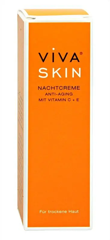 Geprüft Viva Skin Nachtcreme Anti-Aging mit Vitamin C + E
