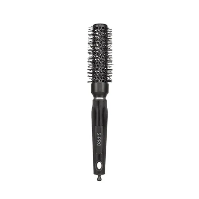 S-PRO Ionische Keramik-Bürste 25mm Schwarz Beliebt