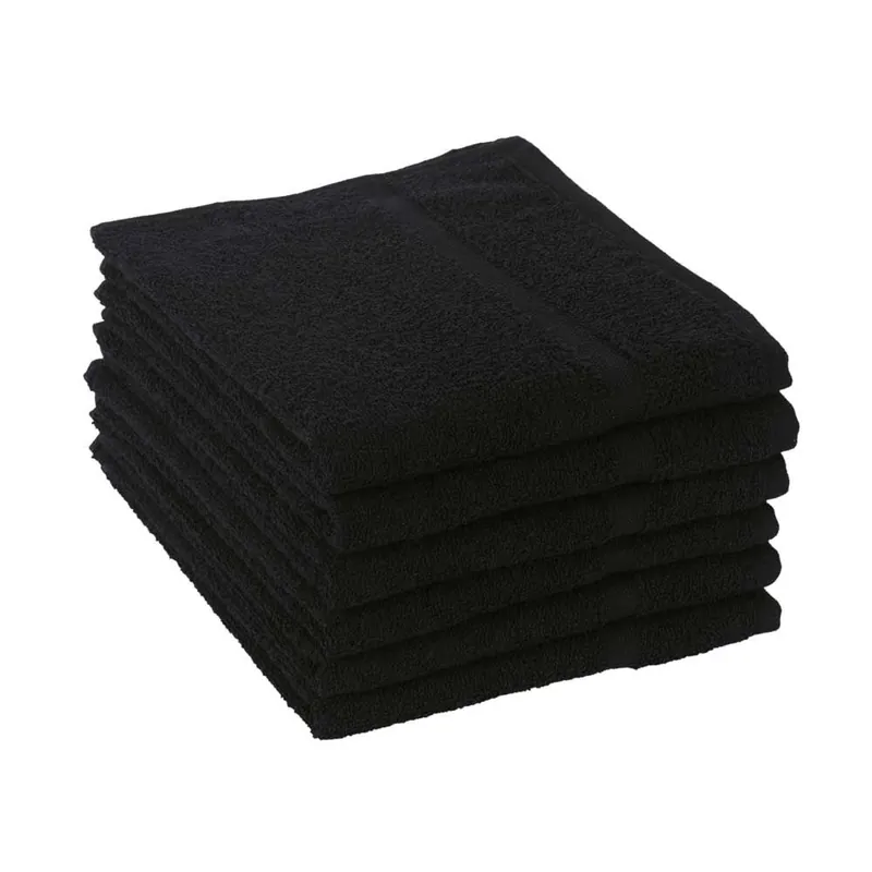 S-PRO Handtuch Schwarz Bleichmittelresistent x6 Sale