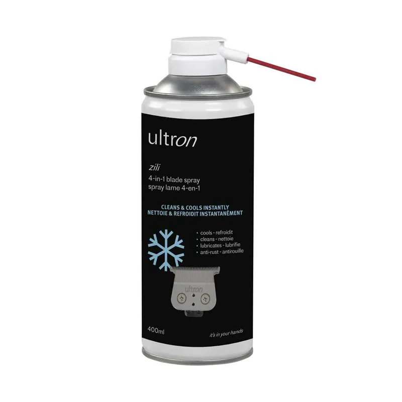 Ultron 4-in-1-klipperspray – kühlt/reinigt/schmiert/schützt vor rost 400ml Highlight