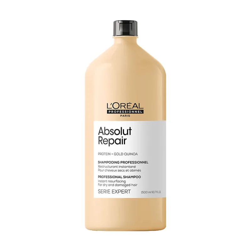 Abverkauf L'Oréal Professionnel Série Expert Absolut Repair Shampoo mit Protein und goldenem Quinoa 1500ml