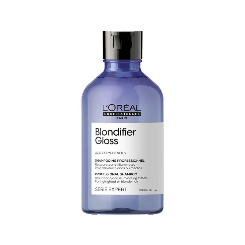 Günstig L'Oréal Professionnel Série Expert Blondifier Gloss Shampoo für blondes und blondiertes Haar 300ml