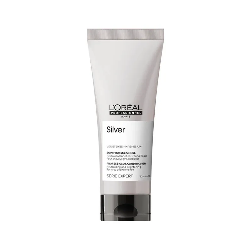 Preisknaller L'Oréal Professionnel Série Expert Silver Conditioner for grey white or light blonde hair 200ml